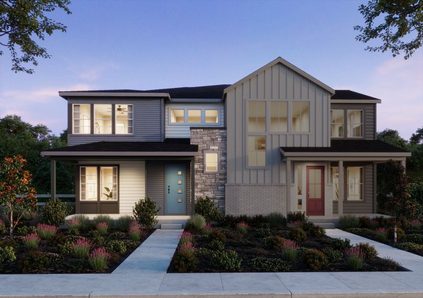 Representative exterior photo of a completed home built from the 2 by Trumark Homes in Trumark Homes at Sterling Ranch, Littleton, CO (Image 11).