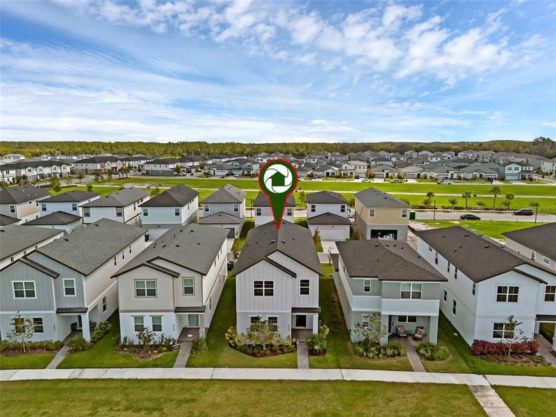 Front exterior of a new home in , St. Cloud, FL, highlighting curb appeal (Image 1).