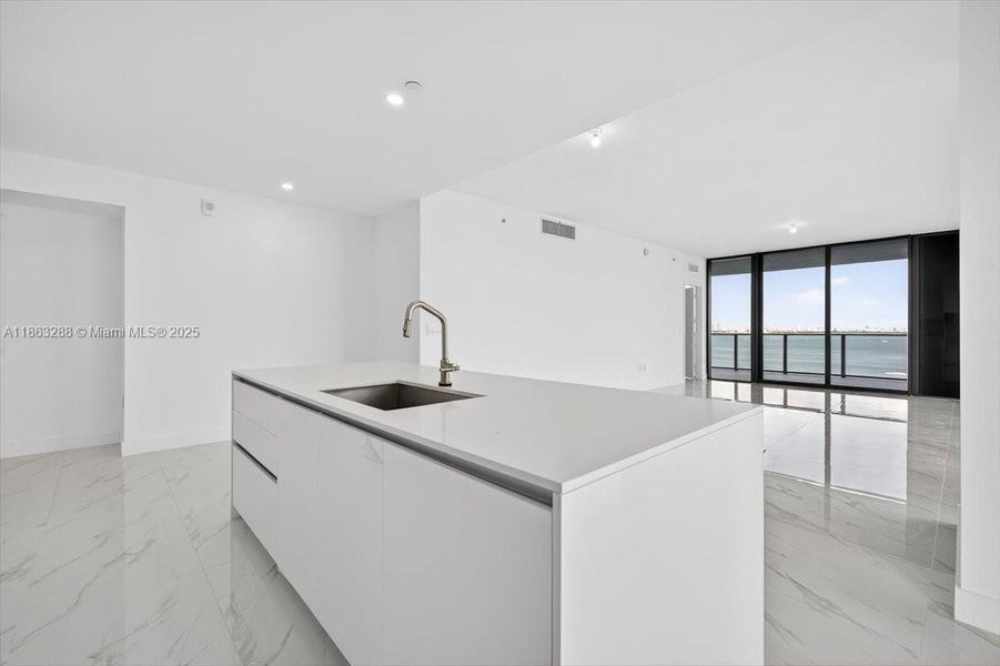 Furnished interior view inside a new home in , Miami (Image 26).