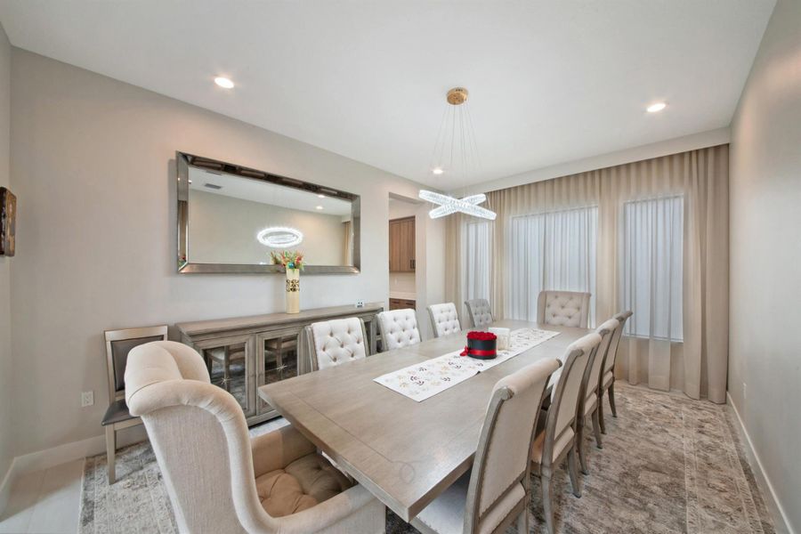 Furnished interior view inside a new home in , Boca Raton (Image 39).
