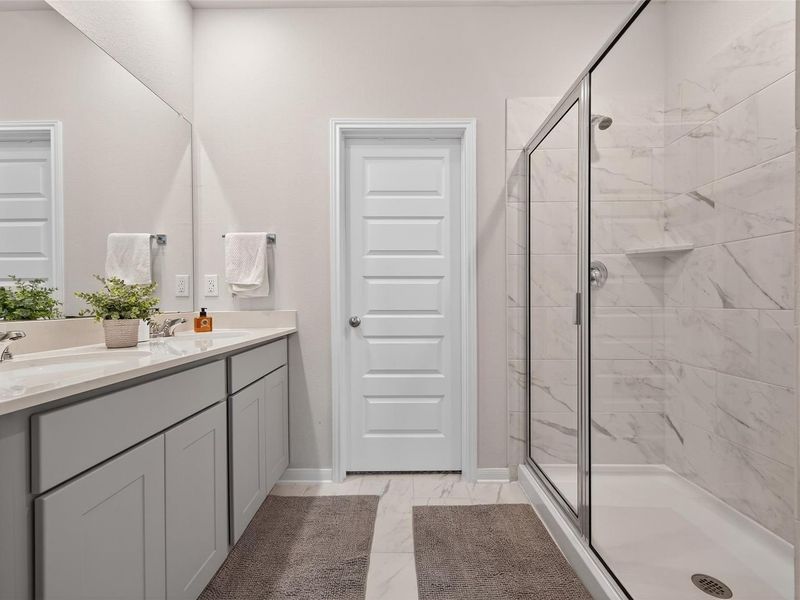 Furnished interior view inside a new home in Lakes at Black Oak, Magnolia (Image 29). Furnished interior view inside a new home in Lakes at Black Oak, Magnolia (Image 29).