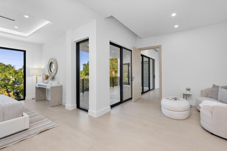 Furnished interior view inside a new home in , Boca Raton (Image 13).