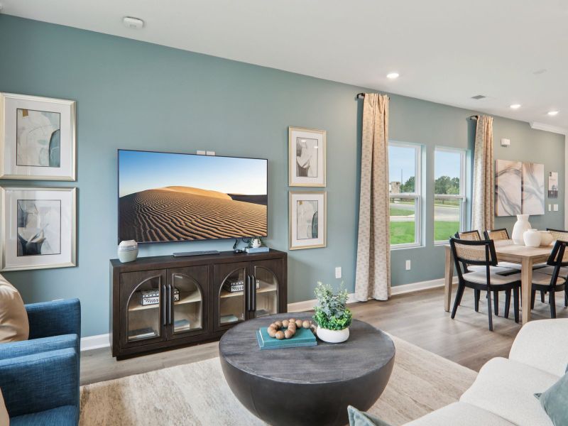 Furnished interior view inside a new home in Meadows at Wilson Farms - The Summit Series, Fort Mill (Image 6).