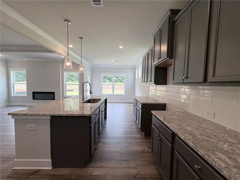 Furnished interior view inside a new home in Greenefield, Cartersville (Image 8).