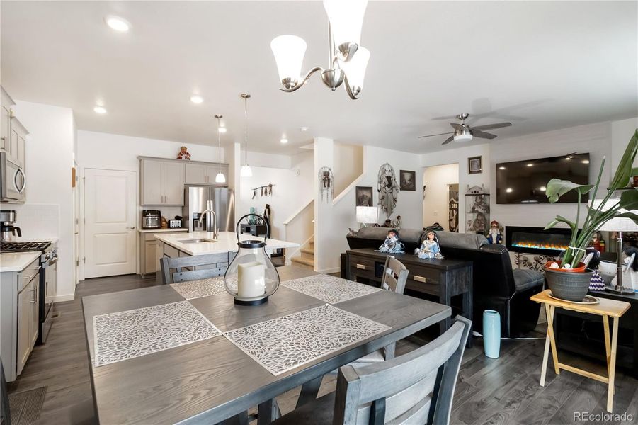 Furnished interior view inside a new home in , Castle Rock (Image 14). Furnished interior view inside a new home in , Castle Rock (Image 14).