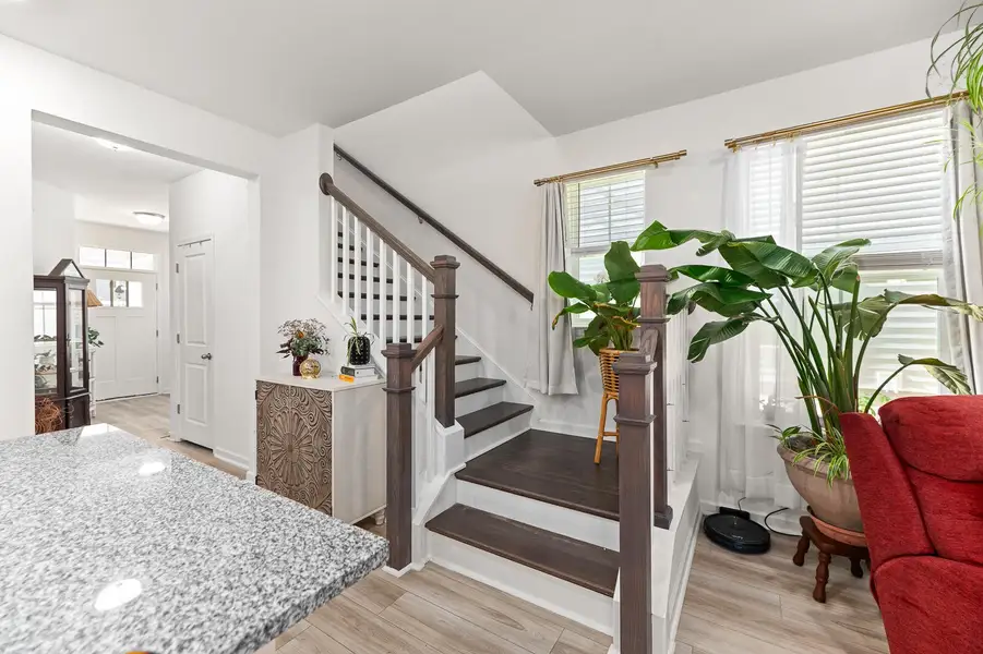 Furnished interior view inside a new home in Boykins Run Townhomes, Moncks Corner (Image 5).