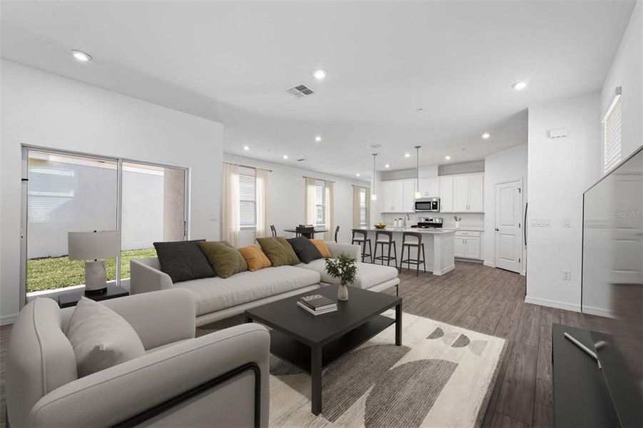 Furnished interior view inside a new home in Brack Ranch, St. Cloud (Image 14).