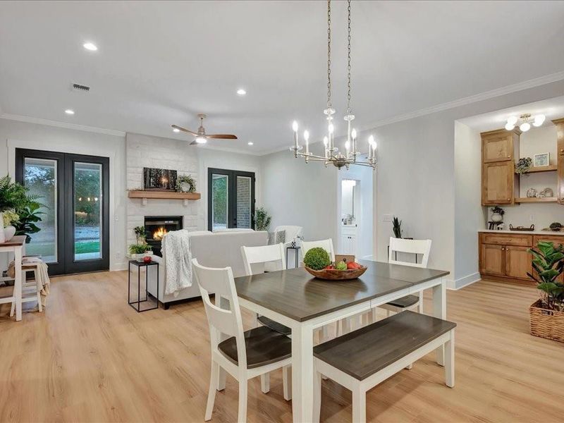Furnished interior view inside a new home in , Lufkin (Image 9). Furnished interior view inside a new home in , Lufkin (Image 9).