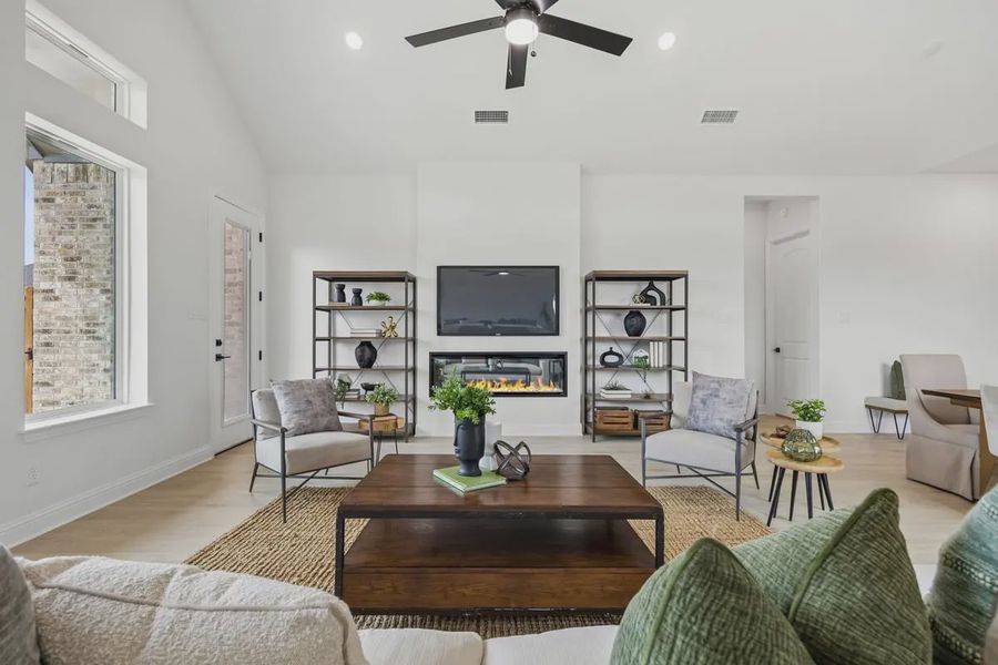 Furnished interior view inside a new home in Talia, Mesquite (Image 26).