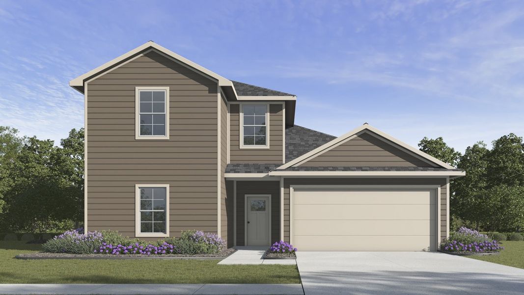 Front exterior of a home in the The Hills of Sherman community, located in Sherman, TX (Image 17).