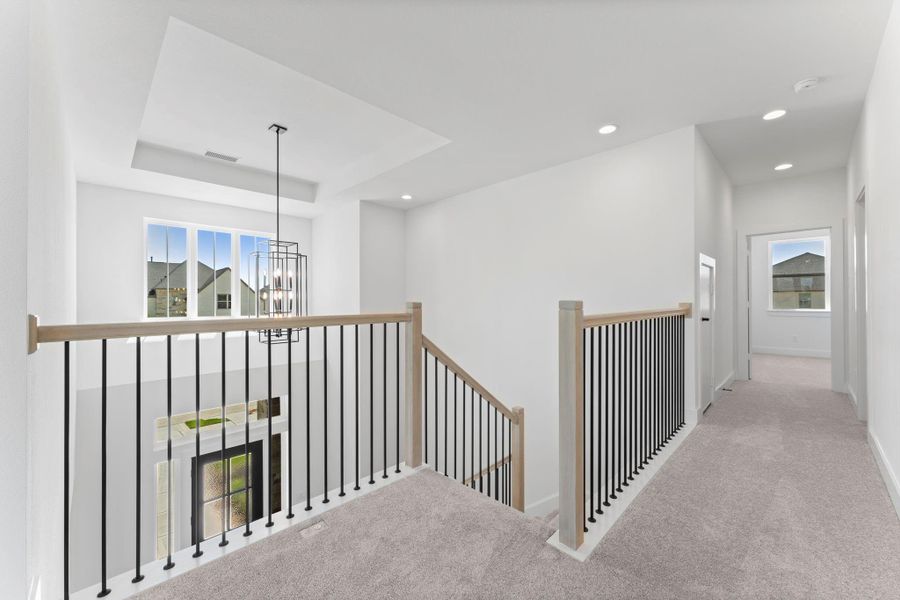 Spacious, unfurnished interior of a new home in The Grand Prairie 60’s, Hockley (Image 17).