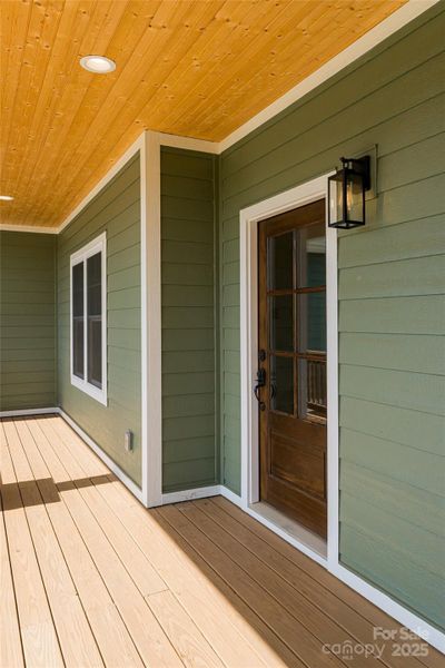 Exterior details and patio area of a home in , Mars Hill (Image 19).