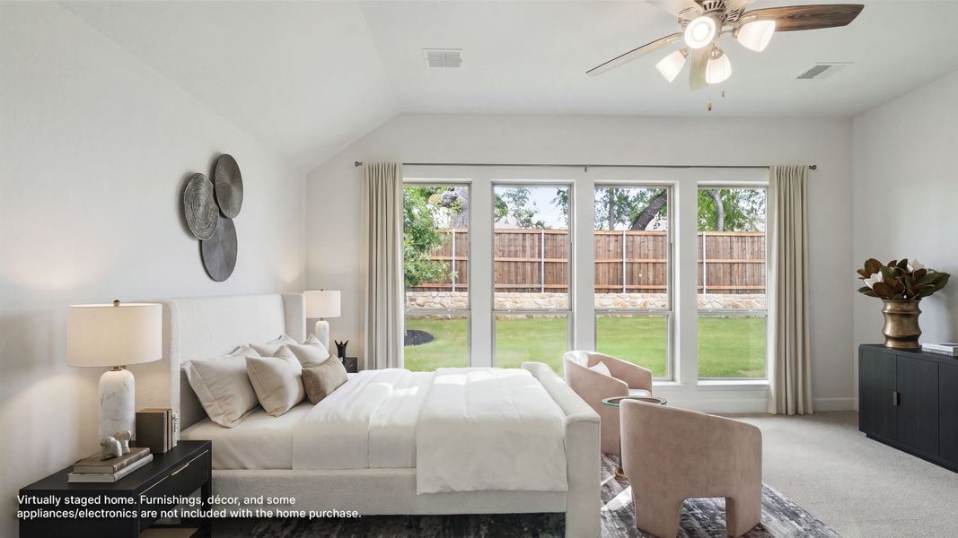 Furnished interior view inside a new home in Trinity Falls, McKinney (Image 10).