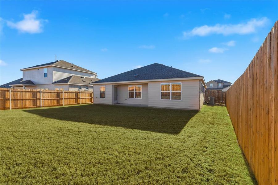 Exterior details and patio area of a home in Patriot Estates, Venus (Image 17).