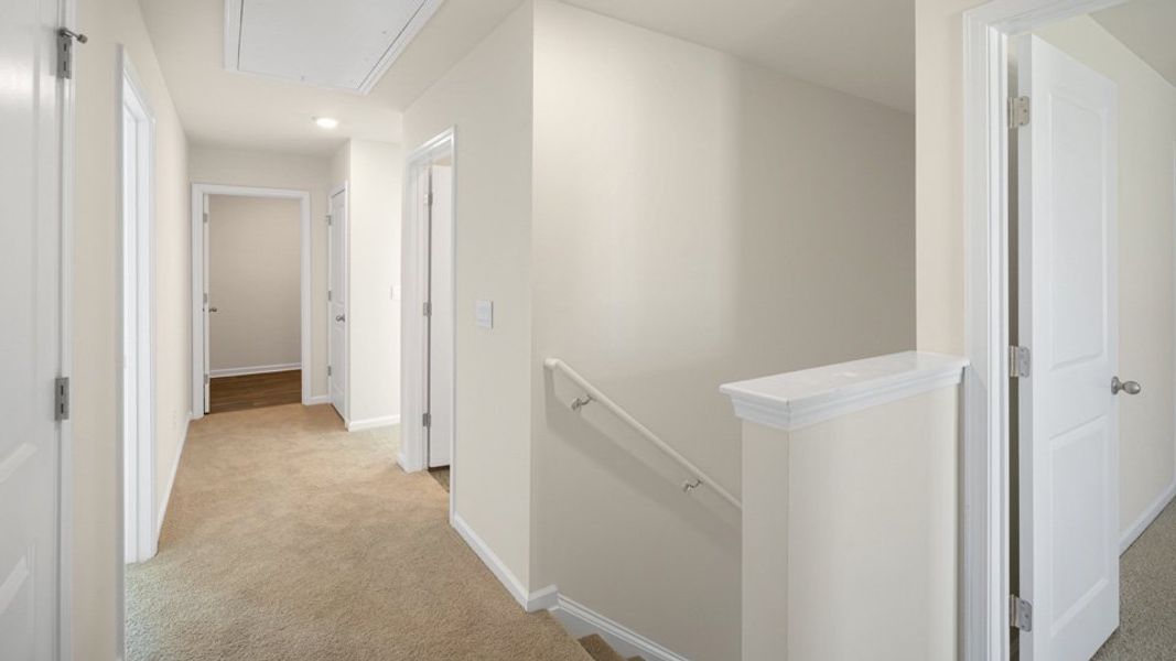 Spacious, unfurnished interior of a new home in Madeline Farm, New Bern (Image 19).