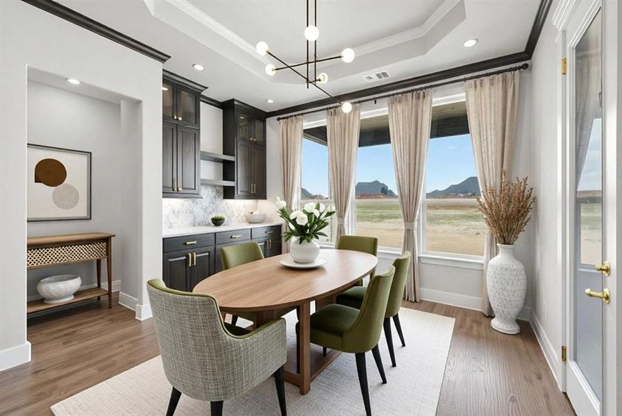 Furnished interior view inside a new home in , Waxahachie (Image 12).