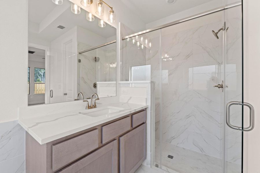 Furnished interior view inside a new home in Parmer Ranch, Georgetown (Image 12).
