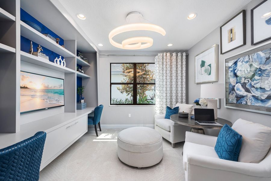 Representative furnished interior of a home built from the Abaco II by GL Homes in Valencia Vista at Riverland, Port St. Lucie (Image 6).