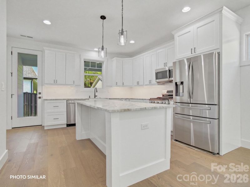 Furnished interior view inside a new home in , Hendersonville (Image 3).