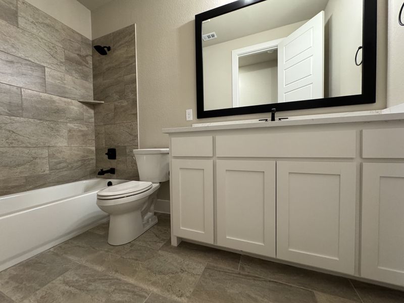 Furnished interior view inside a new home in Coyote Crossing, Godley (Image 6). Furnished interior view inside a new home in Coyote Crossing, Godley (Image 6).