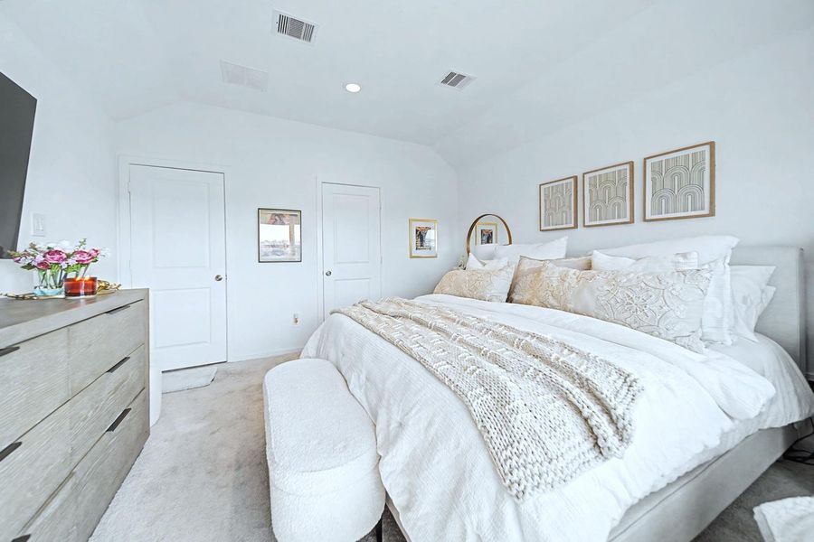 Furnished interior view inside a new home in Pinewood at Grand Texas, New Caney (Image 17).