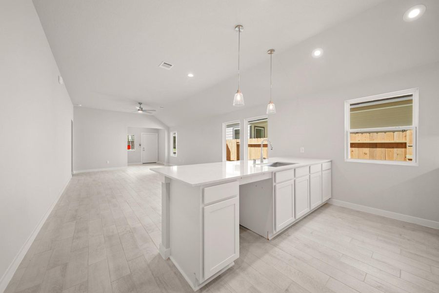 Furnished interior view inside a new home in Cypresswood Landing, Humble (Image 8).