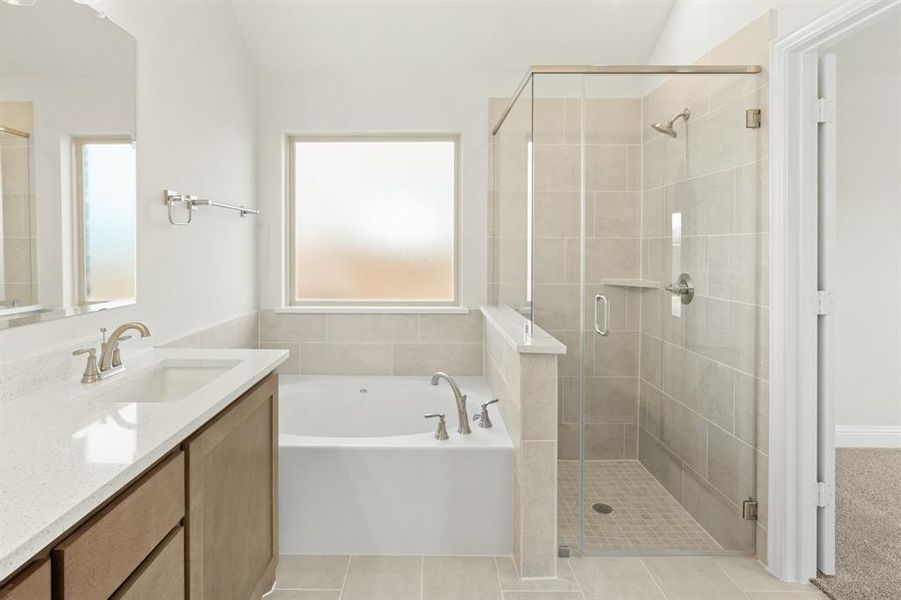 Furnished interior view inside a new home in Arcadia Trails Classic 60, Balch Springs (Image 14). Furnished interior view inside a new home in Arcadia Trails Classic 60, Balch Springs (Image 14).