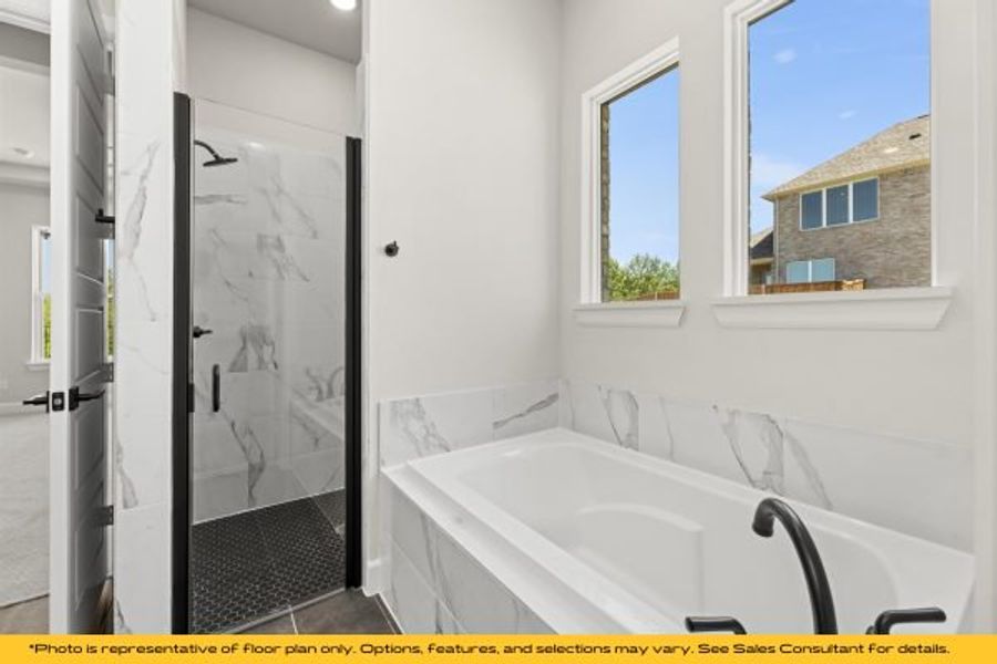 Representative furnished interior of a home built from the The Cayman by Stonefield Homes in The Highlands, Rockwall (Image 59).