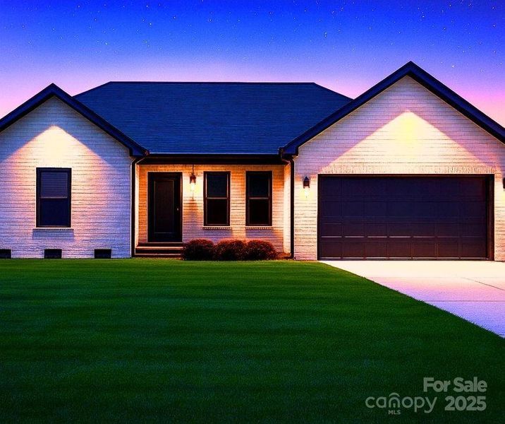 Front exterior of a new home in , Crouse, NC, highlighting curb appeal (Image 14). Front exterior of a new home in , Crouse, NC, highlighting curb appeal (Image 14).