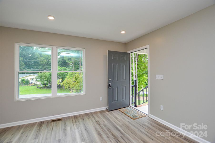 Front Door Entrance (interior view)