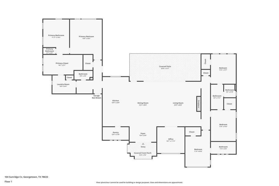 An intuitive single-story layout flows effortlessly from room to room.