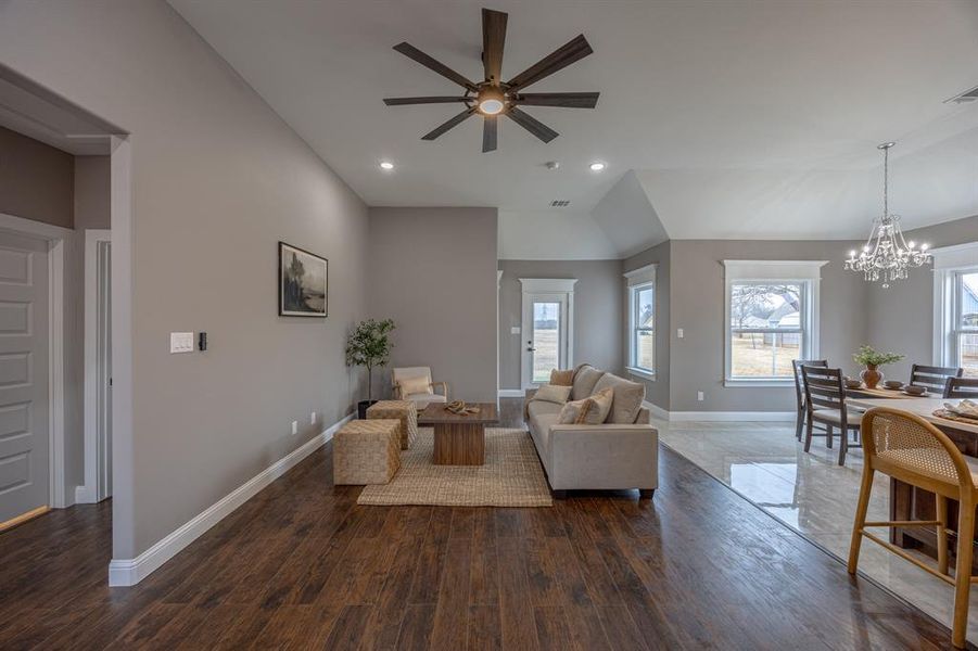 Furnished interior view inside a new home in , Cleburne (Image 15).