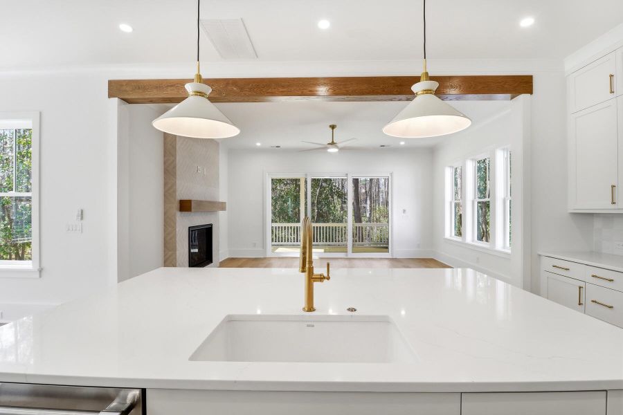 Furnished interior view inside a new home in The Preserve at Pennys Creek, Johns Island (Image 8). Furnished interior view inside a new home in The Preserve at Pennys Creek, Johns Island (Image 8).