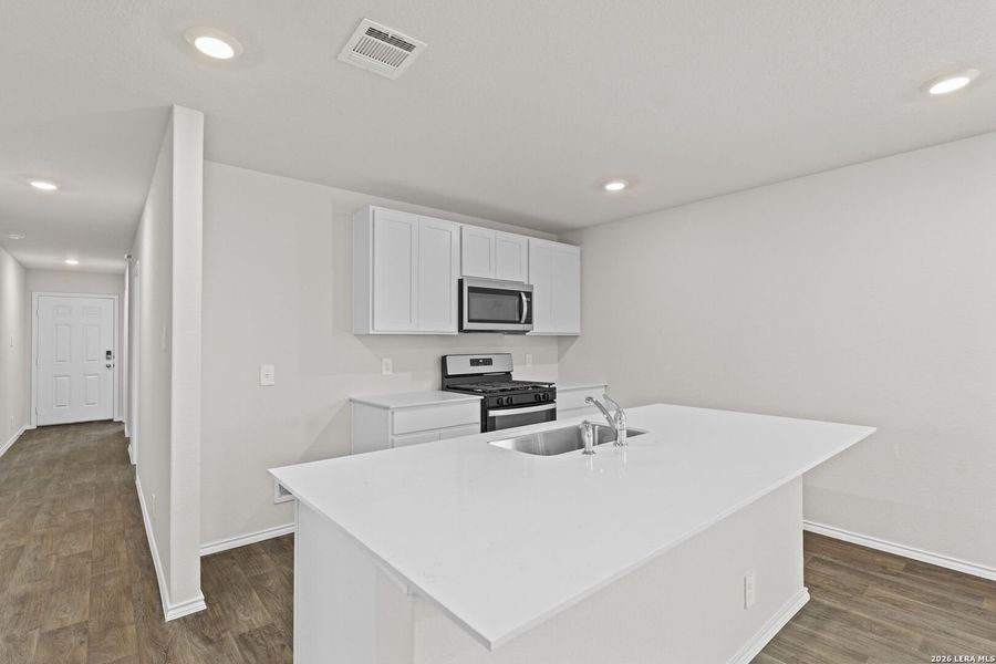Furnished interior view inside a new home in Redbird Ranch, San Antonio (Image 4).