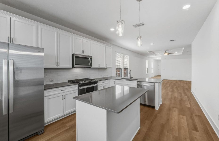 Furnished interior view inside a new home in Saddleback at Santa Rita Ranch, Liberty Hill (Image 10).