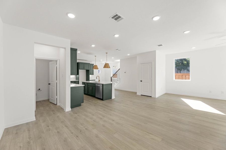Open Kitchen-Living-Dining Room Representative Photo