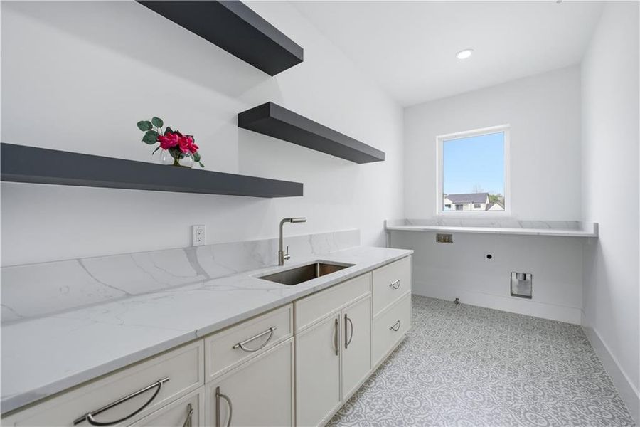 Furnished interior view inside a new home in , Buford (Image 16).