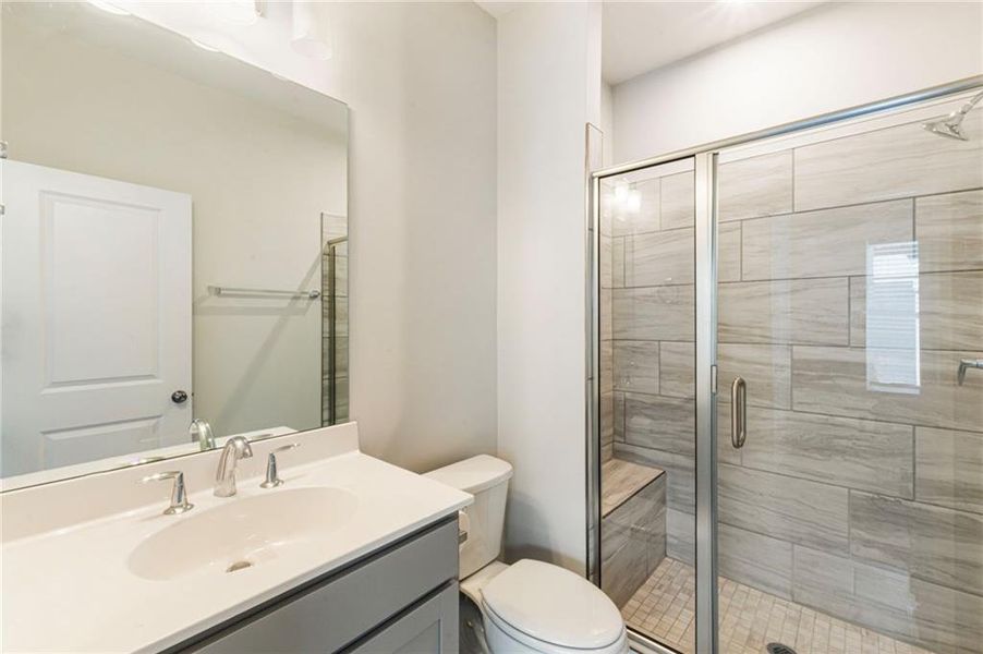 Furnished interior view inside a new home in , Atlanta (Image 9).