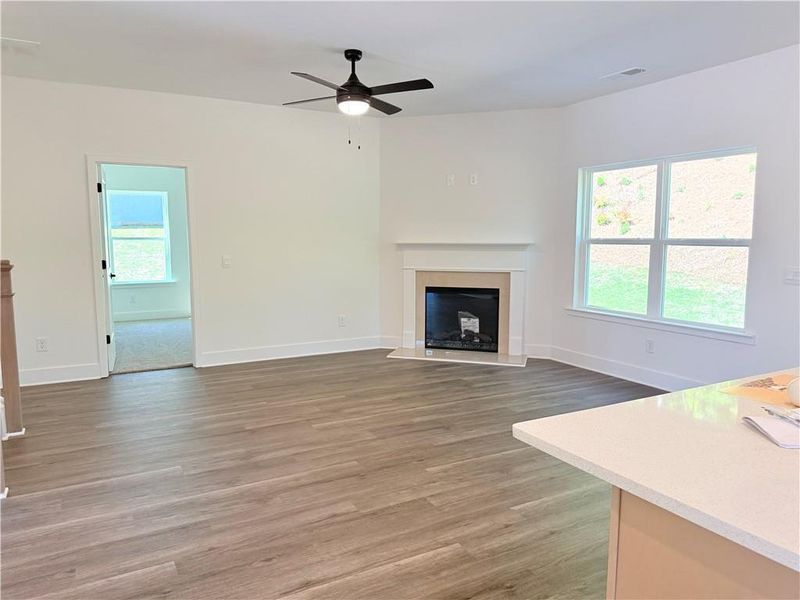 Spacious, unfurnished interior of a new home in Thunder Ridge, Dawsonville (Image 37).