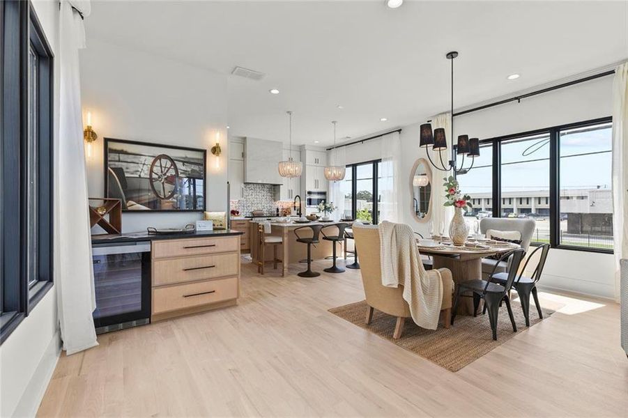 Furnished interior view inside a new home in , Atlanta (Image 29).