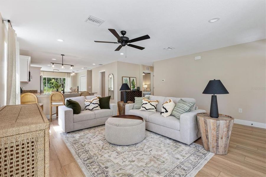 Furnished interior view inside a new home in , Bushnell (Image 5).
