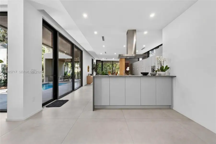 Furnished interior view inside a new home in , Miami (Image 10).
