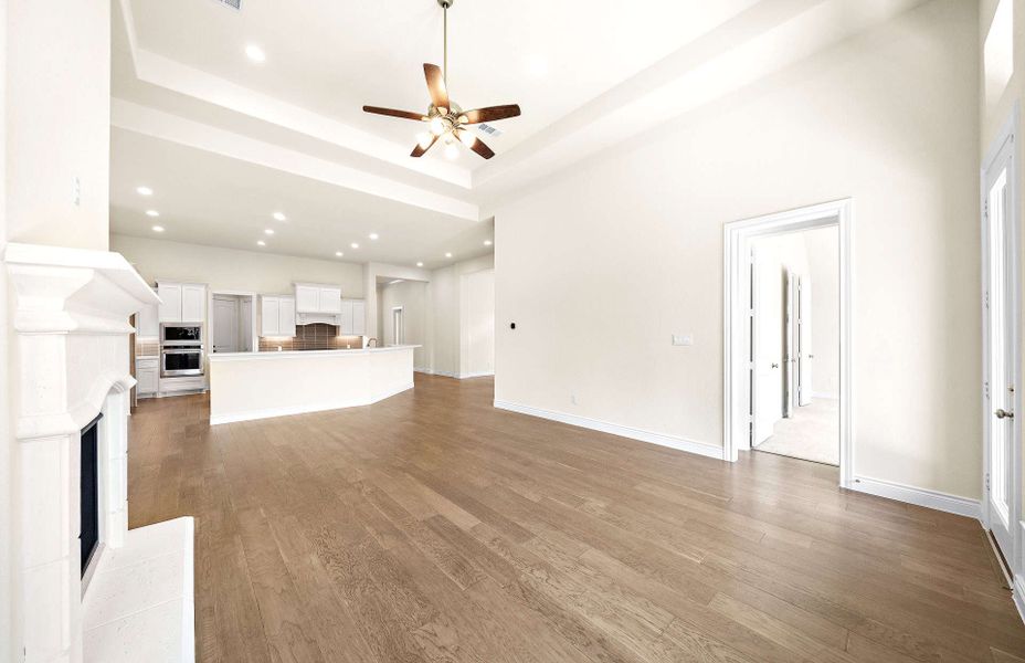 Representative unfurnished interior of a home built from the 3030AU by Ravenna Homes in Audubon 60′, Magnolia (Image 31).