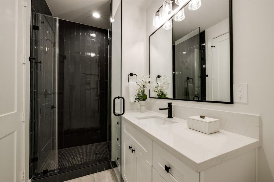 Furnished interior view inside a new home in , Houston (Image 28).