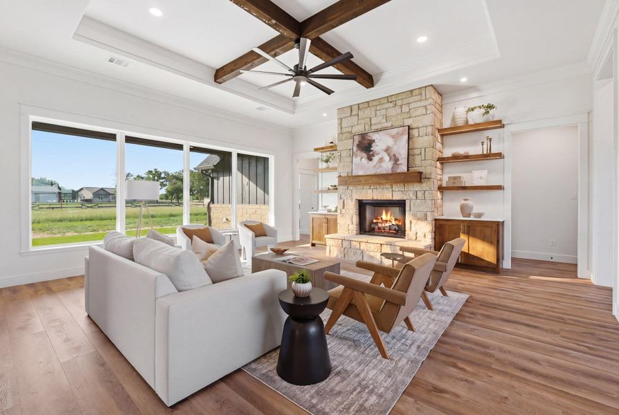Furnished interior view inside a new home in , Bryan (Image 33).