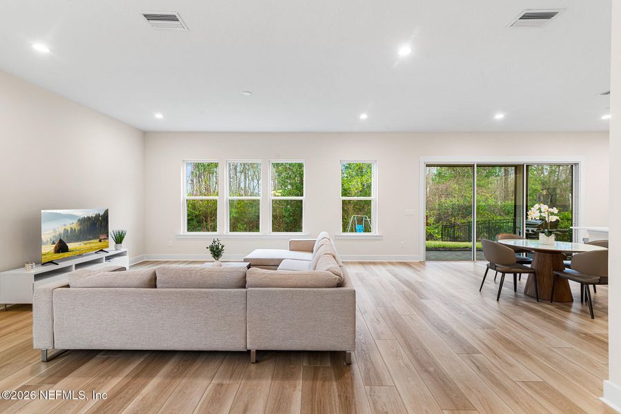 Furnished interior view inside a new home in , Jacksonville (Image 8).