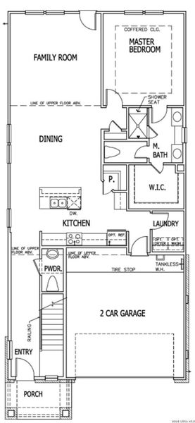 2D floor plan layout of this home in Avondale, San Antonio, TX (Image 3).