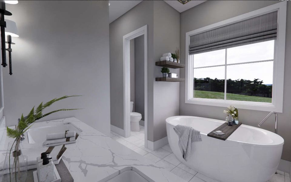 Representative furnished interior of a home built from the Milton by Zeal Home Builders in Patti Lynn Hills, Paradise (Image 22).