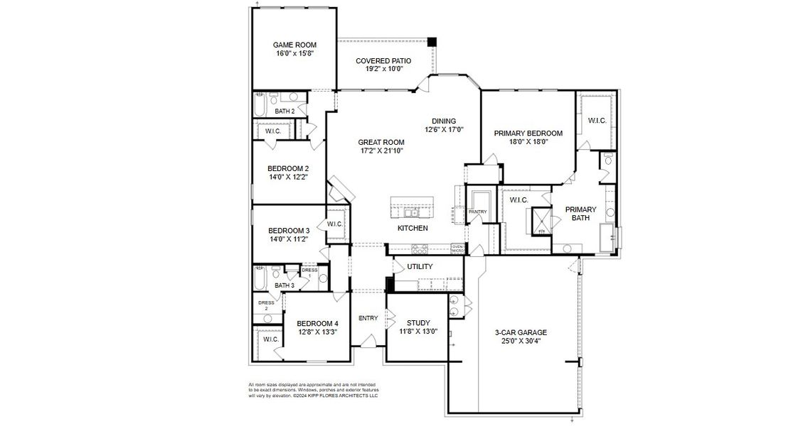 2D floor plan layout for the Llano II by Giddens Homes in Whispering Wind, Bertram, TX (Image 5). 2D floor plan layout for the Llano II by Giddens Homes in Whispering Wind, Bertram, TX (Image 5).