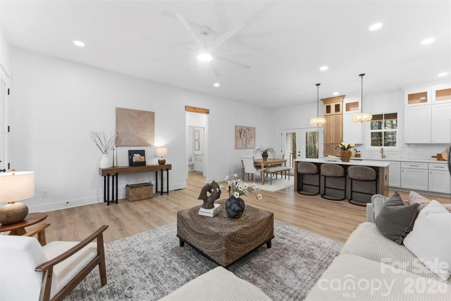 Furnished interior view inside a new home in , Bessemer City (Image 10).